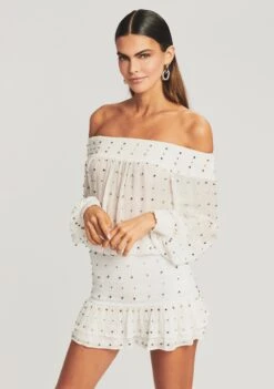 Taisha Embellished Silk Chiffon Dress -Retrofete Sales Store 220217 Retrofete SHOT 01 0170