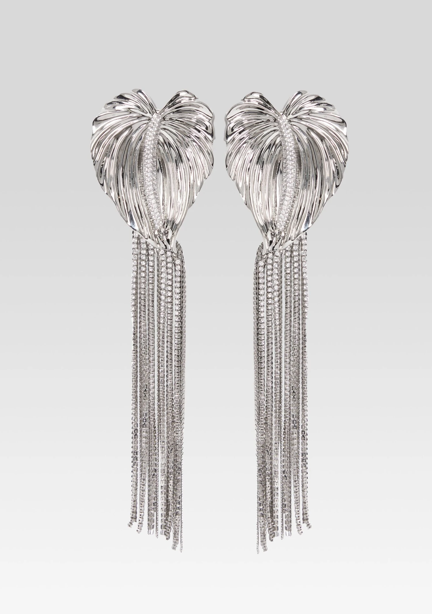 Anthurium Drop Crystal Earring 3 Anthurium Drop Crystal Earring