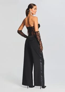 Hailey Embellished Lace Top -Retrofete Sales Store Ecommerce Crop 20230815 Hailey Top Royce Gloves 2547 ECOMM