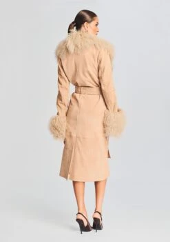 Nora Coat -Retrofete Sales Store Ecommerce Crop 20230815 Jessa Top Nora Coat Tannin 1120 ECOMM