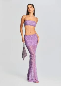 Zahra Sequin Skirt 11 Zahra Sequin Skirt -Retrofete Sales Store Ecommerce Crop 20230815 Mera Top Zahra Skirt Orchid Lavender 3371 ECOMM d2c12089 6f73 4859 8a43 2d6aa8583979