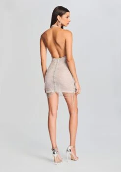 Irina Halter Dress 10 Irina Halter Dress -Retrofete Sales Store Ecommerce Crop 20230816 SET1 IRINADRESSWHITESILVER 1705 ECOMM