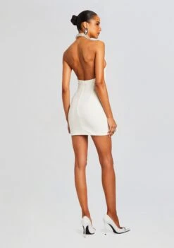 Wynn Embellished Dress -Retrofete Sales Store Ecommerce Crop 20240326 WYNNDRESS WHITESILVER32225 ECOMM