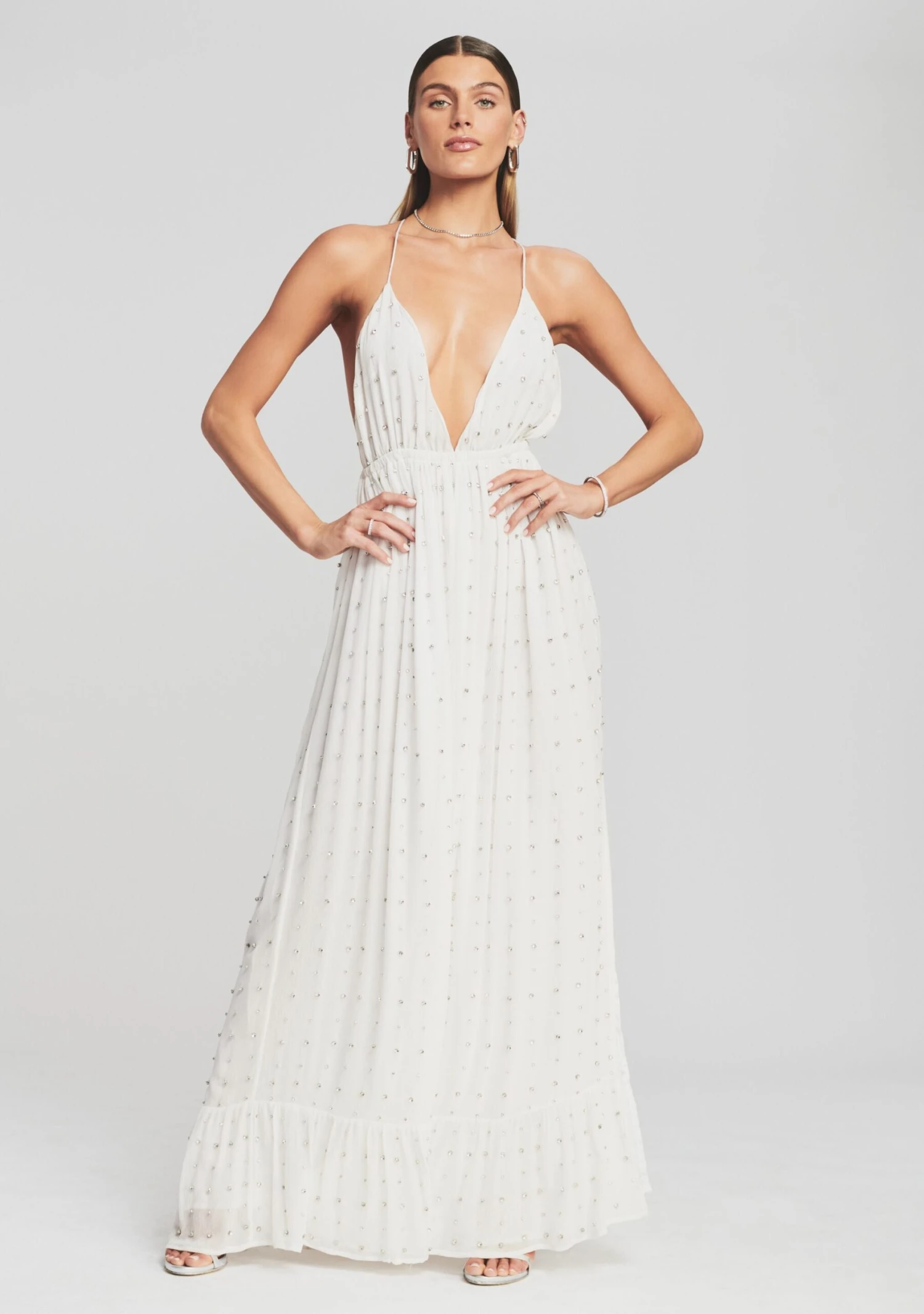 Zadie Embellished Silk Chiffon Dress 3 Zadie Embellished Silk Chiffon Dress