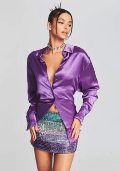 Livia Crystal Ombre Skirt -Retrofete Sales Store Ecommerce Crop 220824 Retrofete Ecom Set2 SHOT06 0853 eComm