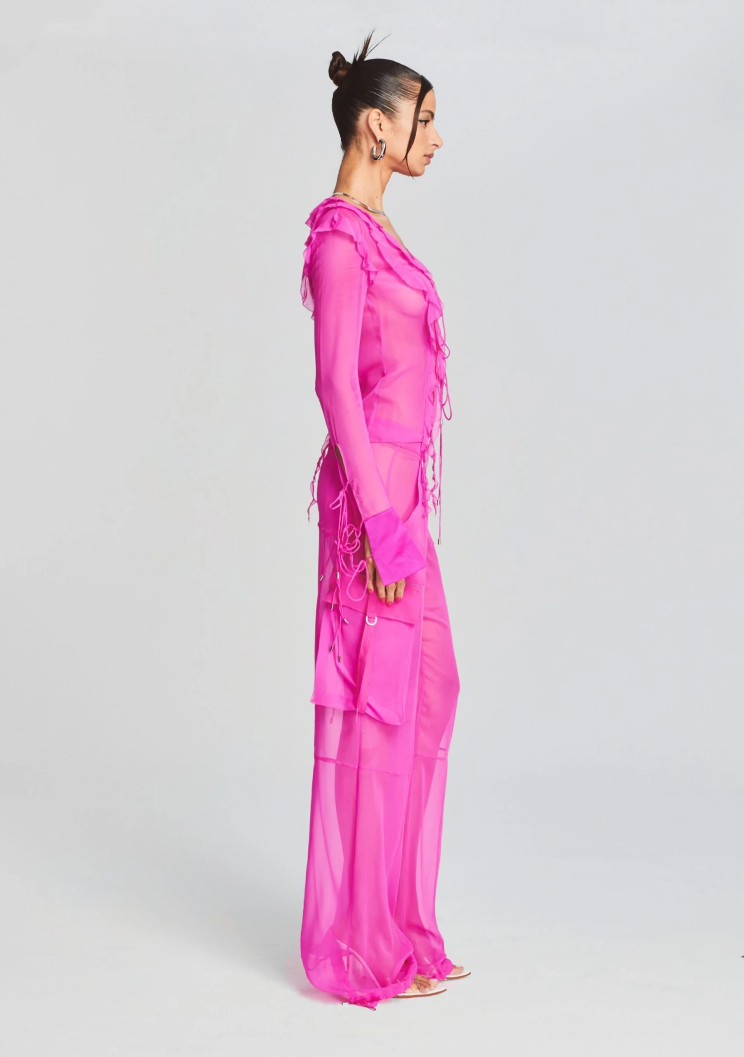 Aviva Silk Chiffon Blouse 5 Aviva Silk Chiffon Blouse - Image 3