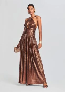 Salem Dress 11 Salem Dress -Retrofete Sales Store Ecommerce Crop 23 07 18 SET1 Salem Dress Chocolate 0036 ECOMM