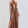 Salem Dress -Retrofete Sales Store Ecommerce Crop 23 07 18 SET1 Salem Dress Chocolate 0053 ECOMM