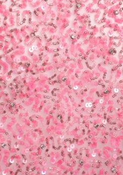 Sasha Sequin Dress -Retrofete Sales Store Ecommerce Crop 23 07 24 GHOST SashaDressBubblegumPink 290 ECOMM