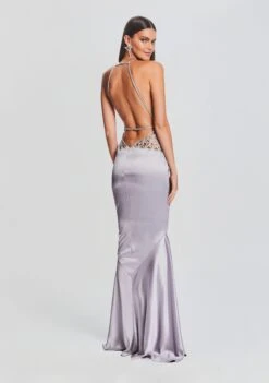 Chantelle Dress 10 Chantelle Dress -Retrofete Sales Store Ecommerce Crop 23 09 22 CHANTELLEDRESS MINKGREY 2523 ECOMM