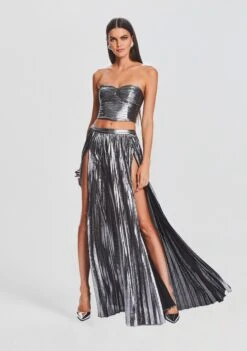 Liana Top 11 Liana Top -Retrofete Sales Store Ecommerce Crop 23 09 22 LIANATOP CAMRIESKIRT GUNMETAL 1991 ECOMM