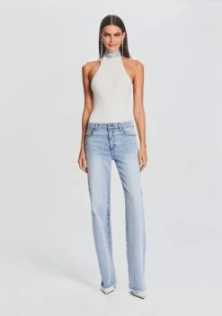 Maci Embellished Knit Bodysuit 11 Maci Embellished Knit Bodysuit -Retrofete Sales Store Ecommerce Crop 23 09 22 MACIBODYSUIT WHITE MARGOTBOYFRIENDJEAN 433 ECOMM