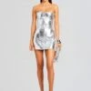 Casmir Leather Dress -Retrofete Sales Store Ecommerce Crop 23 10 17 CASMIRDRESS SILVER 3552 ECOMM