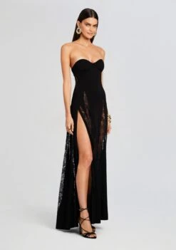 Evangeline Dress -Retrofete Sales Store Ecommerce Crop 23 10 18 EVANGELINEDRESS BLACK 0822 ECOMM