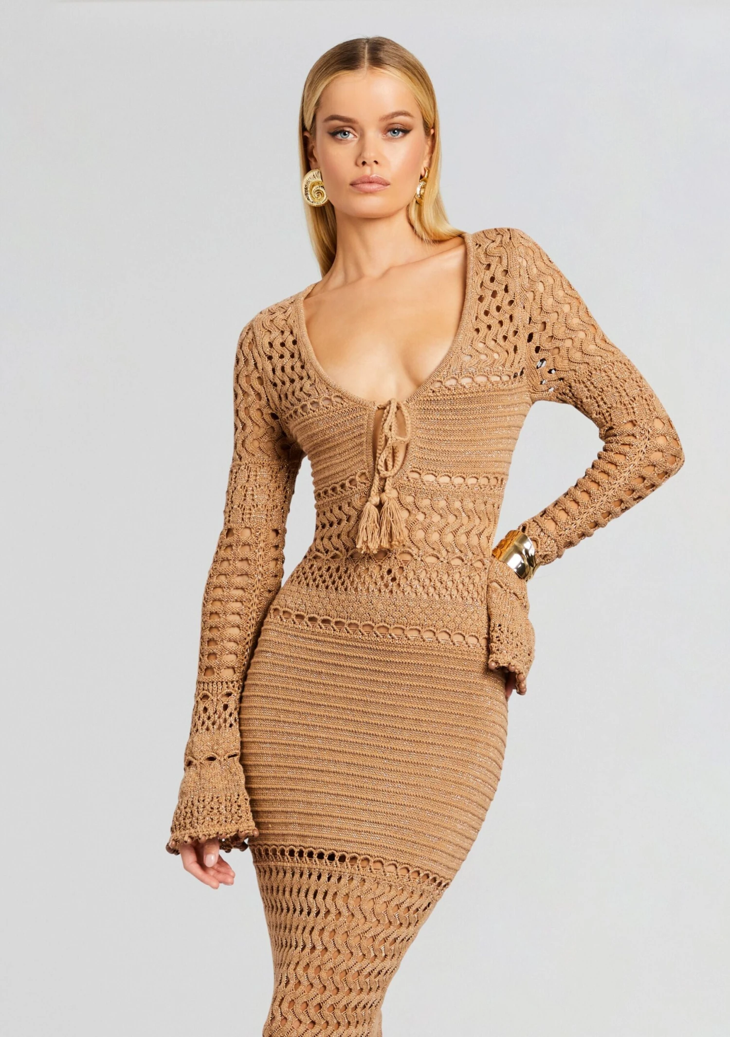 Sereno Knit Crochet Dress 7 Sereno Knit Crochet Dress - Image 5