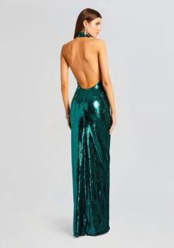 Cora Sequin Dress -Retrofete Sales Store Ecommerce Crop 23 10 25 CORADRESS AQUAMARINE 2848 ECOMM