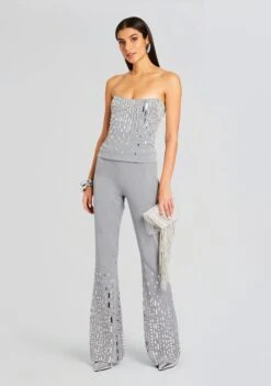Aram Embellished Pant -Retrofete Sales Store Ecommerce Crop 23 11 15 CHLOEPTOP ARAMPANT GREYSILVER 2626 ECOMM 39c96cf2 4495 420f b045 7dc9e9f525b5