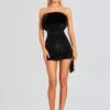 Torin Sequin Fur Dress 2 Torin Sequin Fur Dress -Retrofete Sales Store Ecommerce Crop 23 11 15 TORINDRESS BLACK 1636 ECOMM