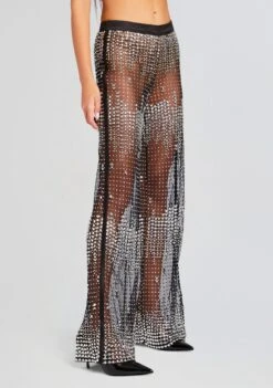 Vondra Sequin Pant 9 Vondra Sequin Pant -Retrofete Sales Store Ecommerce Crop 23 11 15 VONDRAPANT BLACKSILVER 1843 ECOMM