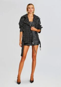 Icon Embellished Leather Jacket -Retrofete Sales Store Ecommerce Crop 23 11 16 ICONJACKET RHYADRESS BLACKCRYSTAL 1445 ECOMM