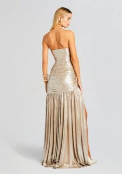 Josie Dress -Retrofete Sales Store Ecommerce Crop 23 11 16 JOSIEDRESS CHAMPAGNE 2926 ECOMM