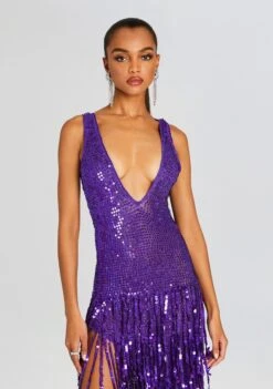 Libra Sequin Crochet Dress 11 Libra Sequin Crochet Dress -Retrofete Sales Store Ecommerce Crop 23 11 16 LIBRADRESS AMETHYST 1662 ECOMM
