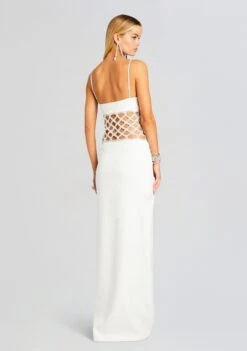 Solene Dress 10 Solene Dress -Retrofete Sales Store Ecommerce Crop 23 11 16 SOLENEDRESS WHITECRYSTAL 3158 ECOMM