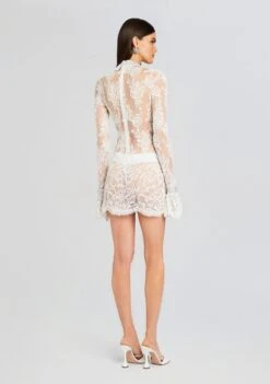Rosie Embellished Lace Dress -Retrofete Sales Store Ecommerce Crop 23 12 18 ROSIEDRESS WHITE 1014 ECOMM
