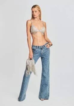 Moore Mid Rise Flare Crystal Embellished Jean 13 Moore Mid Rise Flare Crystal Embellished Jean -Retrofete Sales Store Ecommerce Crop 230111 RETROFETE SET2 SHOT07 0831 eComm