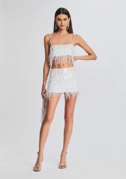 Athana Sequin Feather Skirt 12 Athana Sequin Feather Skirt -Retrofete Sales Store Ecommerce Crop 230111 SET1 Shot 03 0457 eComm 3b8184f5 62c3 45cb a6fc dceec3a21a23