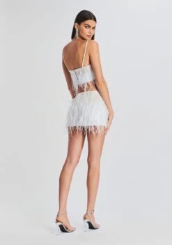 Athana Sequin Feather Skirt 11 Athana Sequin Feather Skirt -Retrofete Sales Store Ecommerce Crop 230111 SET1 Shot 03 0579 eComm 810d623f 90c8 41c1 af3f c908c0592c3b