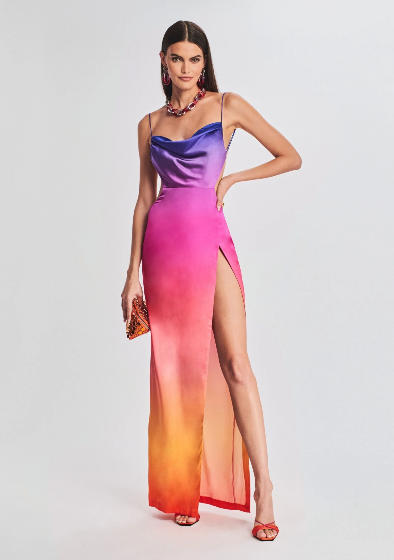 Alyssa Ombre Silk Dress 5 Alyssa Ombre Silk Dress - Image 3
