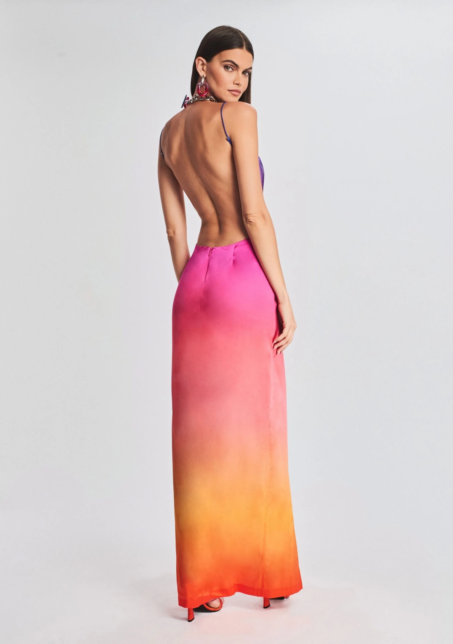 Alyssa Ombre Silk Dress 6 Alyssa Ombre Silk Dress - Image 4