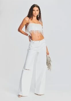 August Feather Sequin Top -Retrofete Sales Store Ecommerce Crop 230222 Set2 SHOT 35 0688 eComm 4688c982 60ff 4efe 8ae7 d511f7a90cbb