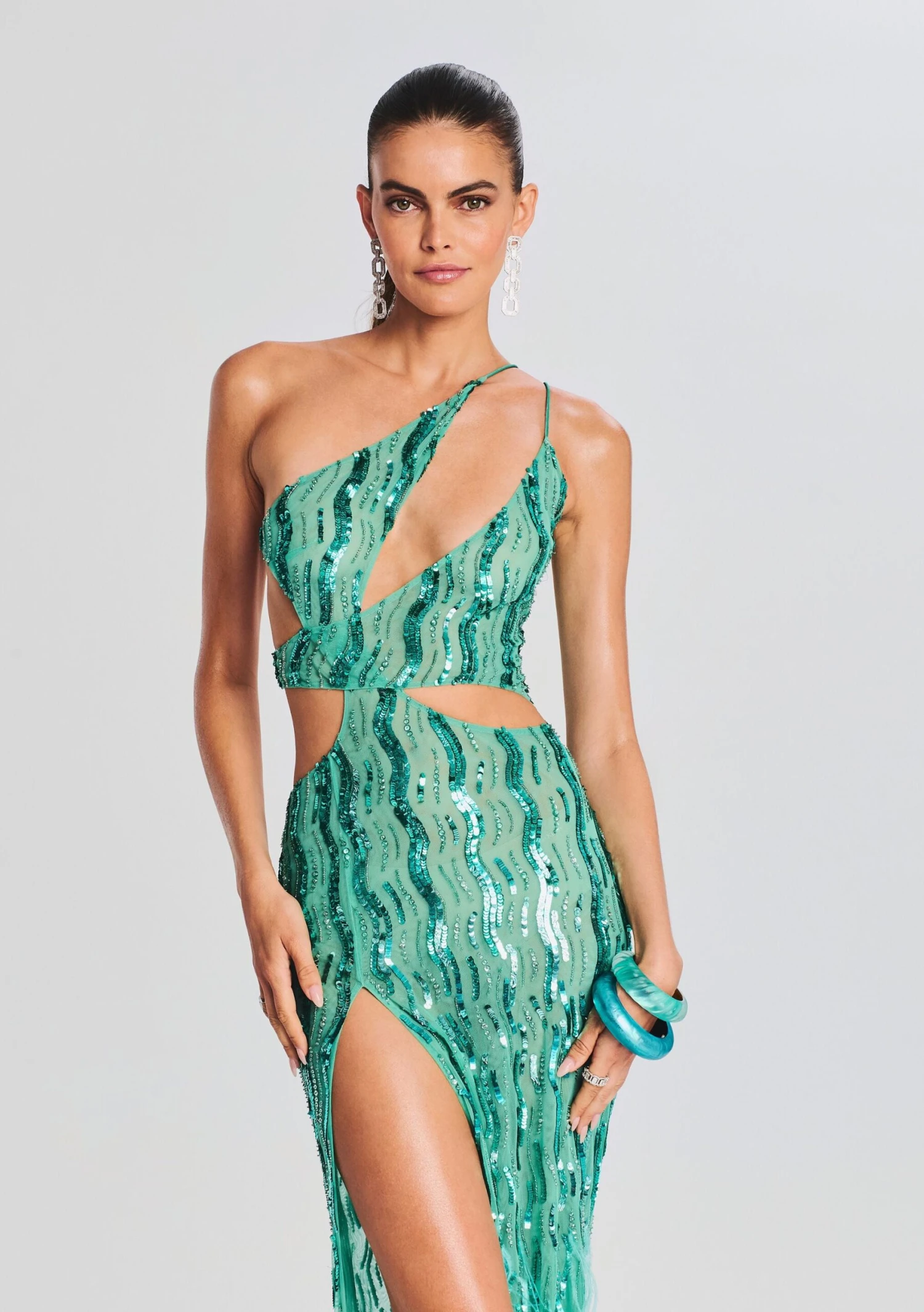 Vice Sequin Feather Dress 7 Vice Sequin Feather Dress - Image 5