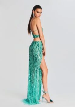 Vice Sequin Feather Dress 9 Vice Sequin Feather Dress -Retrofete Sales Store Ecommerce Crop 230510 RETROFETE SET1 5133 eComm