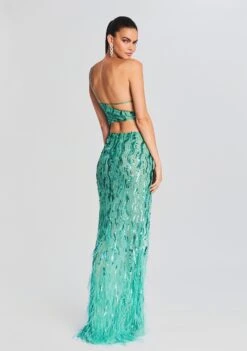 Vice Sequin Feather Dress 10 Vice Sequin Feather Dress -Retrofete Sales Store Ecommerce Crop 230510 RETROFETE SET1 5149 eComm