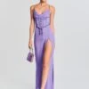 Larissa Silk Corset Dress