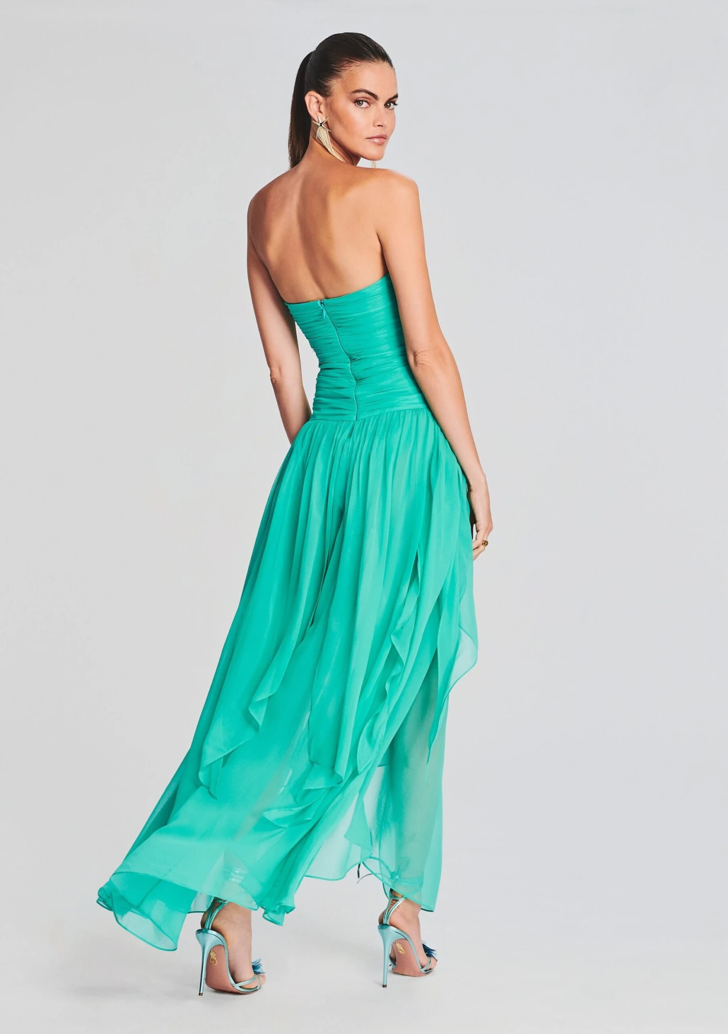 Perola Silk Chiffon Dress 6 Perola Silk Chiffon Dress - Image 4