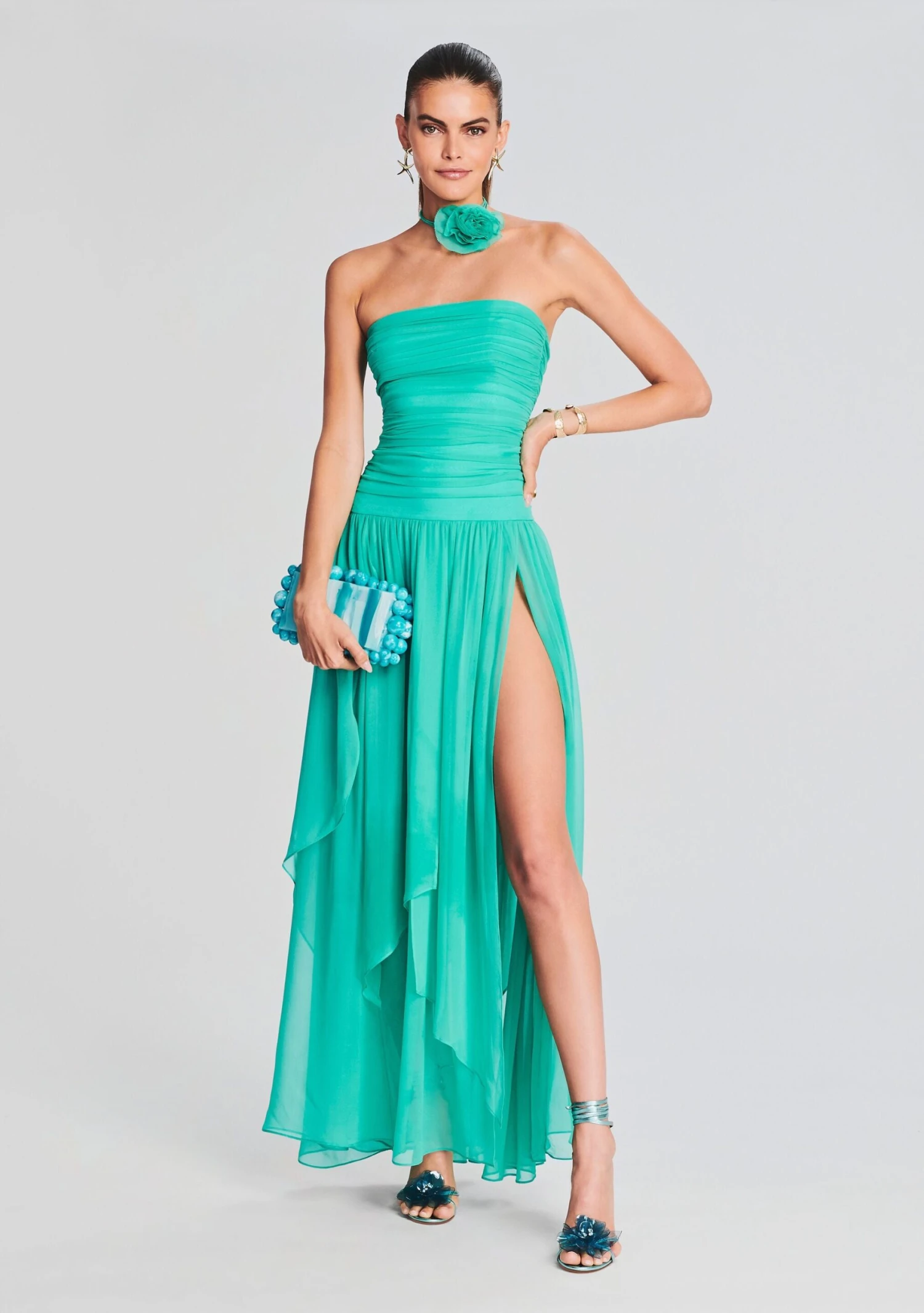 Perola Silk Chiffon Dress 3 Perola Silk Chiffon Dress