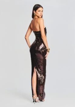 Ember Sequin Dress -Retrofete Sales Store Ecommerce Crop 230815 SET2 EMBERDRESS DAWNBLAZER 1177 ECOMM