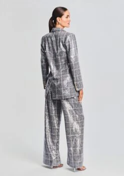 Enid Sequin Blazer -Retrofete Sales Store Ecommerce Crop 230815 SET2 HADDYVEST ENIDBLAZER FLEURPANT 3024 ECOMM