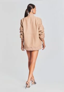 Halle Leather Jacket -Retrofete Sales Store Ecommerce Crop 230815 SET2 HALLEJACKET ANDYDRESS 0777 ECOMM