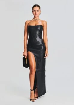 Tash Leather Skirt -Retrofete Sales Store Ecommerce Crop 230816 SET2 VEDATOP TASHSKIRT 3645 ECOMM