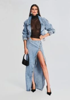 Zahlia Denim Skirt -Retrofete Sales Store Ecommerce Crop 230831 JOSLYNJACKET ZAHLIASKIRT 2136 ECOMM 5357593b 7a79 450f 9e8c 2d26d958a5d2