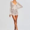 Meadow Sequin Crochet Romper -Retrofete Sales Store Ecommerce Crop 231128 MEADOWROMPER 0176 ECOMM