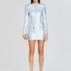 Fenna Coated Knit Dress -Retrofete Sales Store Ecommerce Crop 24 01 10 FENNADRESS COATEDBLUESILVER 0754 ECOMM