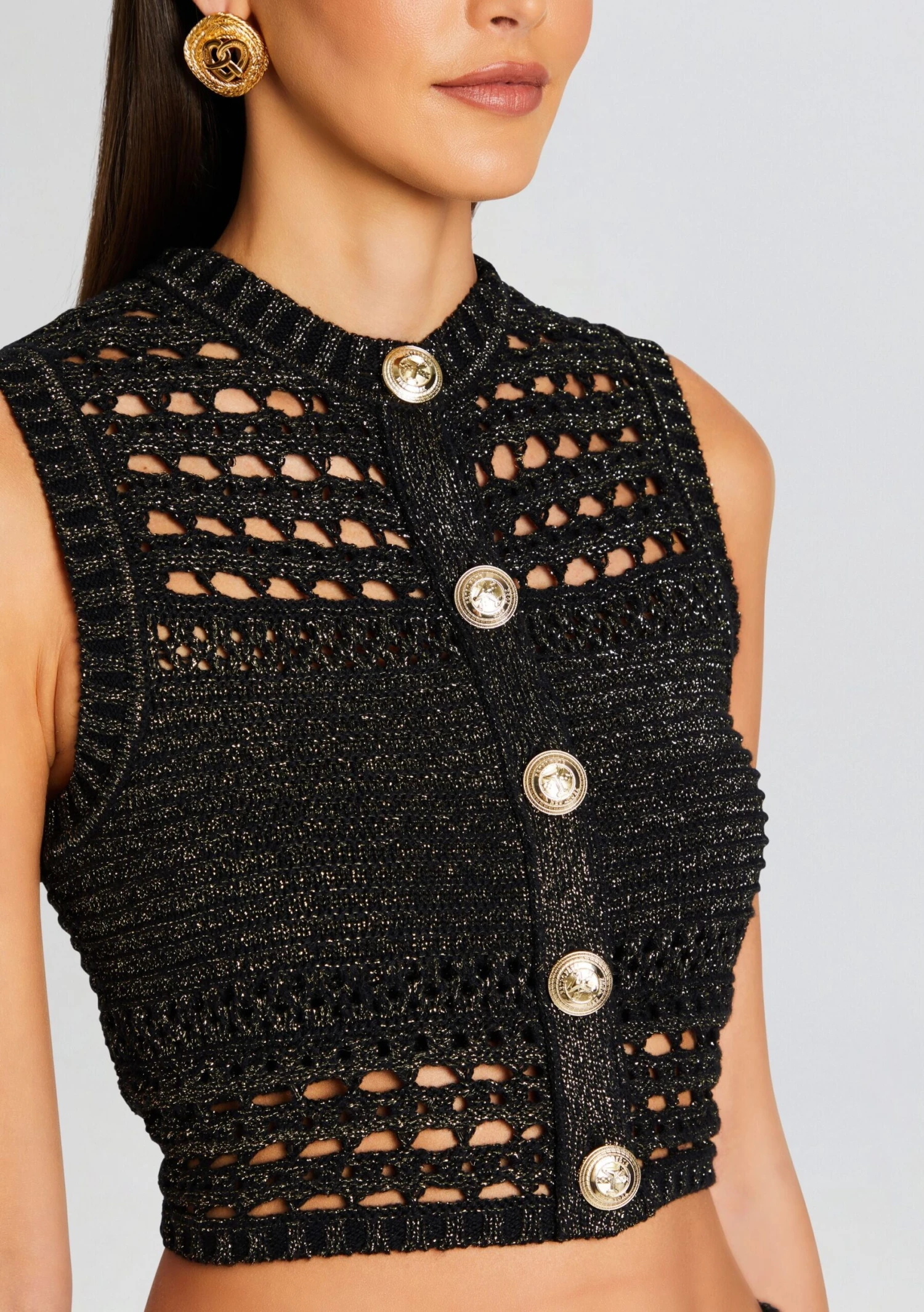 Delma Knit Crochet Top 4 Delma Knit Crochet Top - Image 2