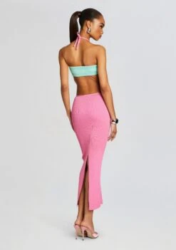 Eloisa Dress -Retrofete Sales Store Ecommerce Crop 24 02 15 ELOISADRESS METALLICCANDYPINK 1576 ECOMM