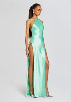 Nyssa Dress -Retrofete Sales Store Ecommerce Crop 24 02 15 NYSSADRESS PISTACHIO 746 ECOMM